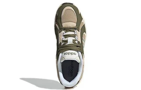 Adidas Crazychaos Shadow 2.0 Low-Top Sneakers Fabric Green Colour For Men