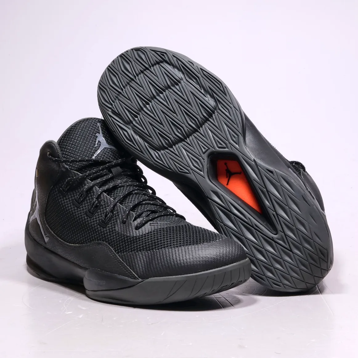 Air Jordan Rising High 2 High-Top Sneakers Fabric Black Colour For Men