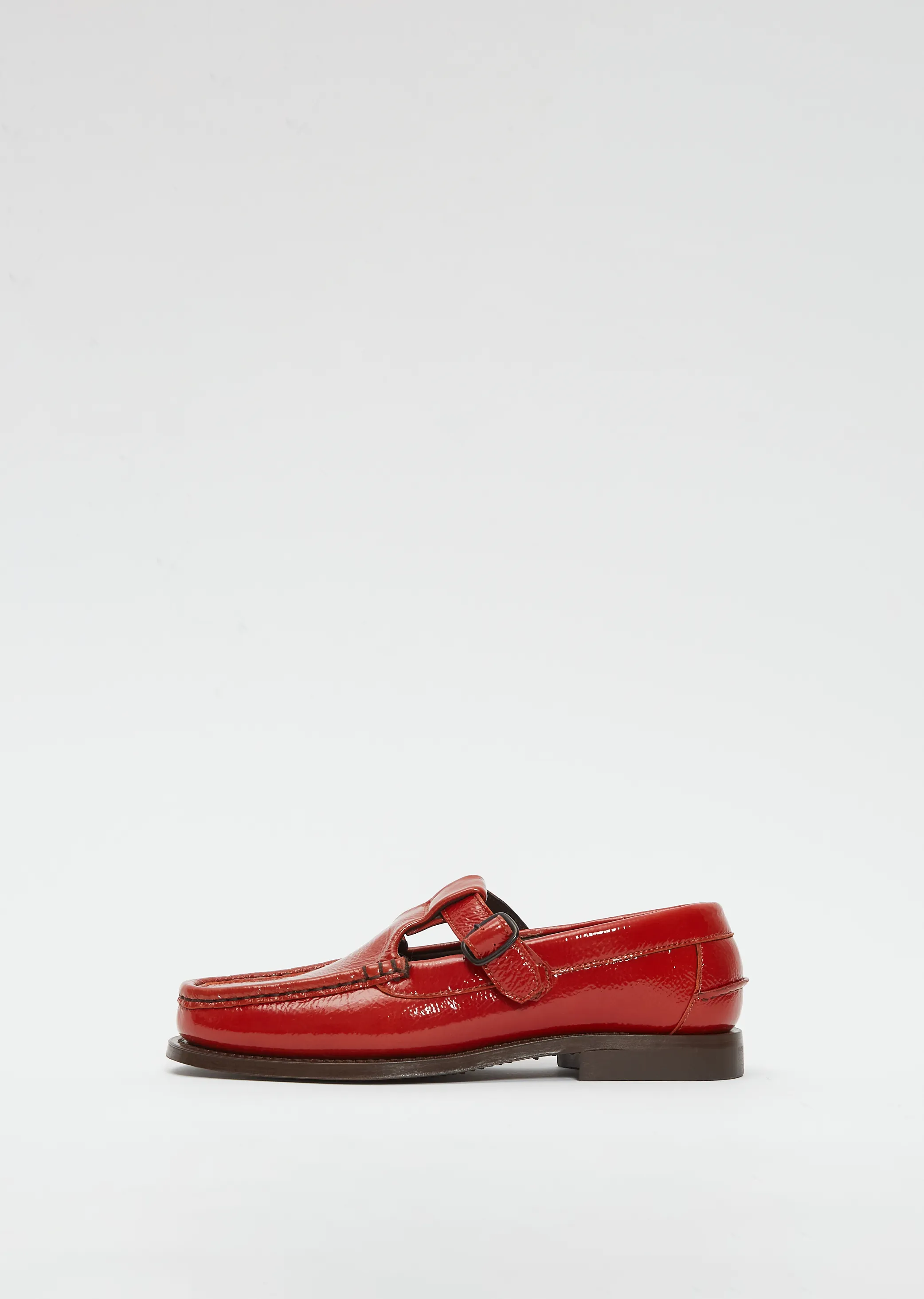 Alber Crinkled Glossy Loafer