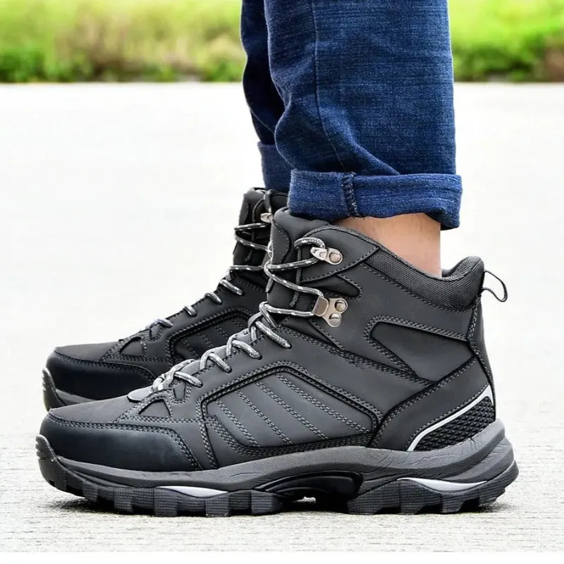 Anti-Skidding Durable Leather Boots For Men