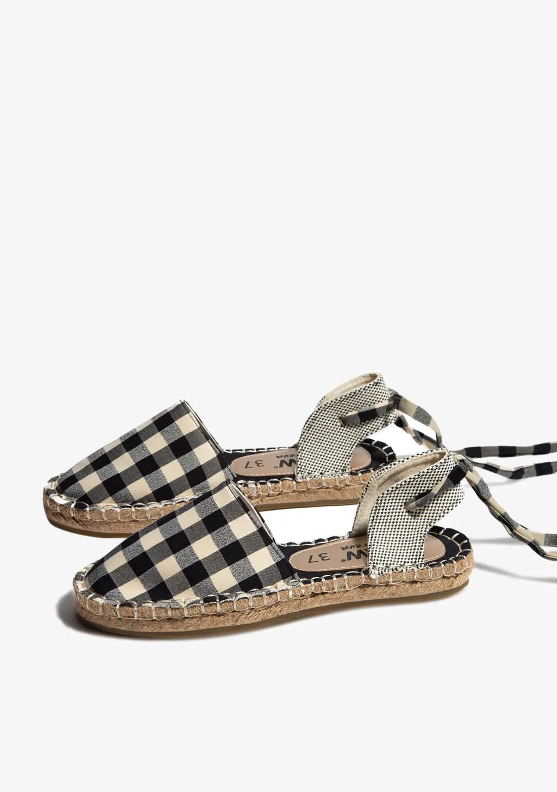 Black Vichy Espadrilles