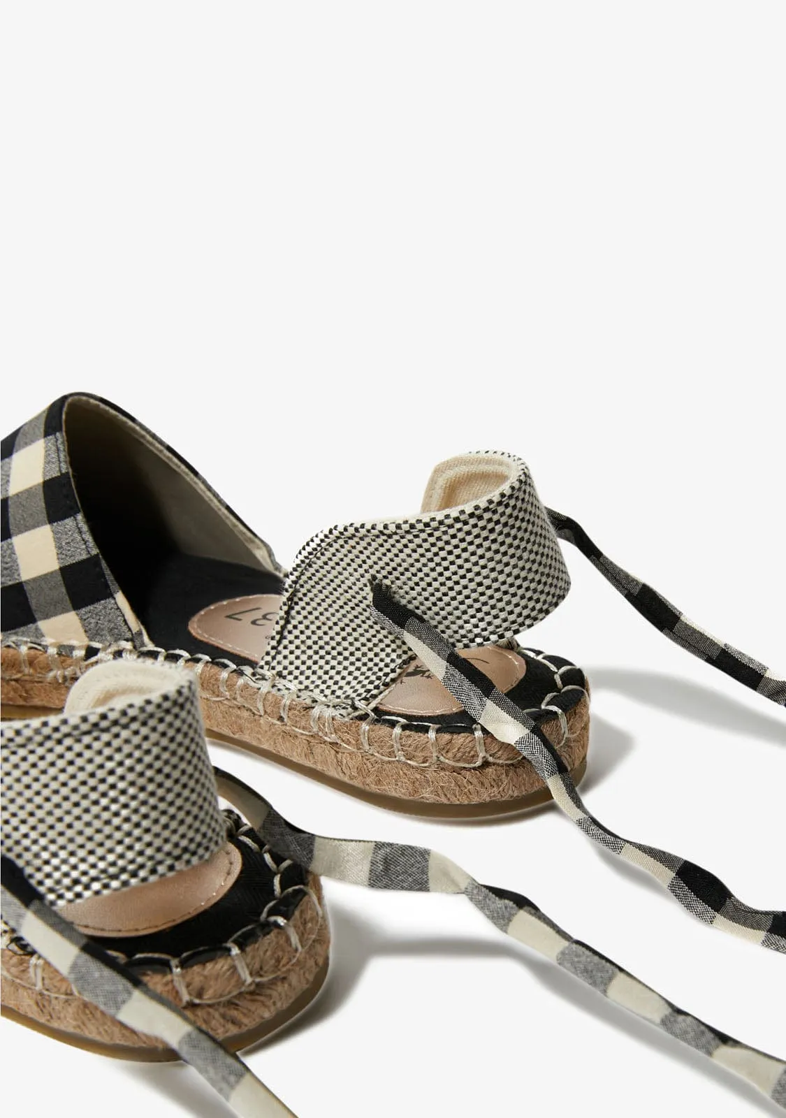 Black Vichy Espadrilles