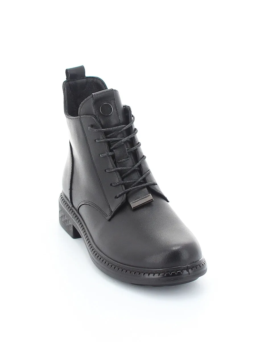 BONAVI 1R05-22 Zip Laced Ankle Boots