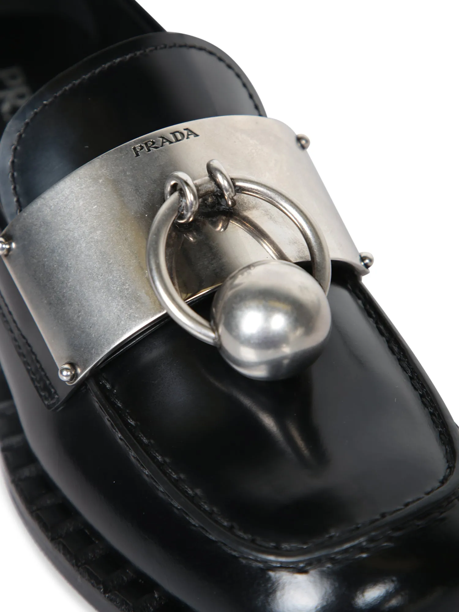 Brushed Black Loafers