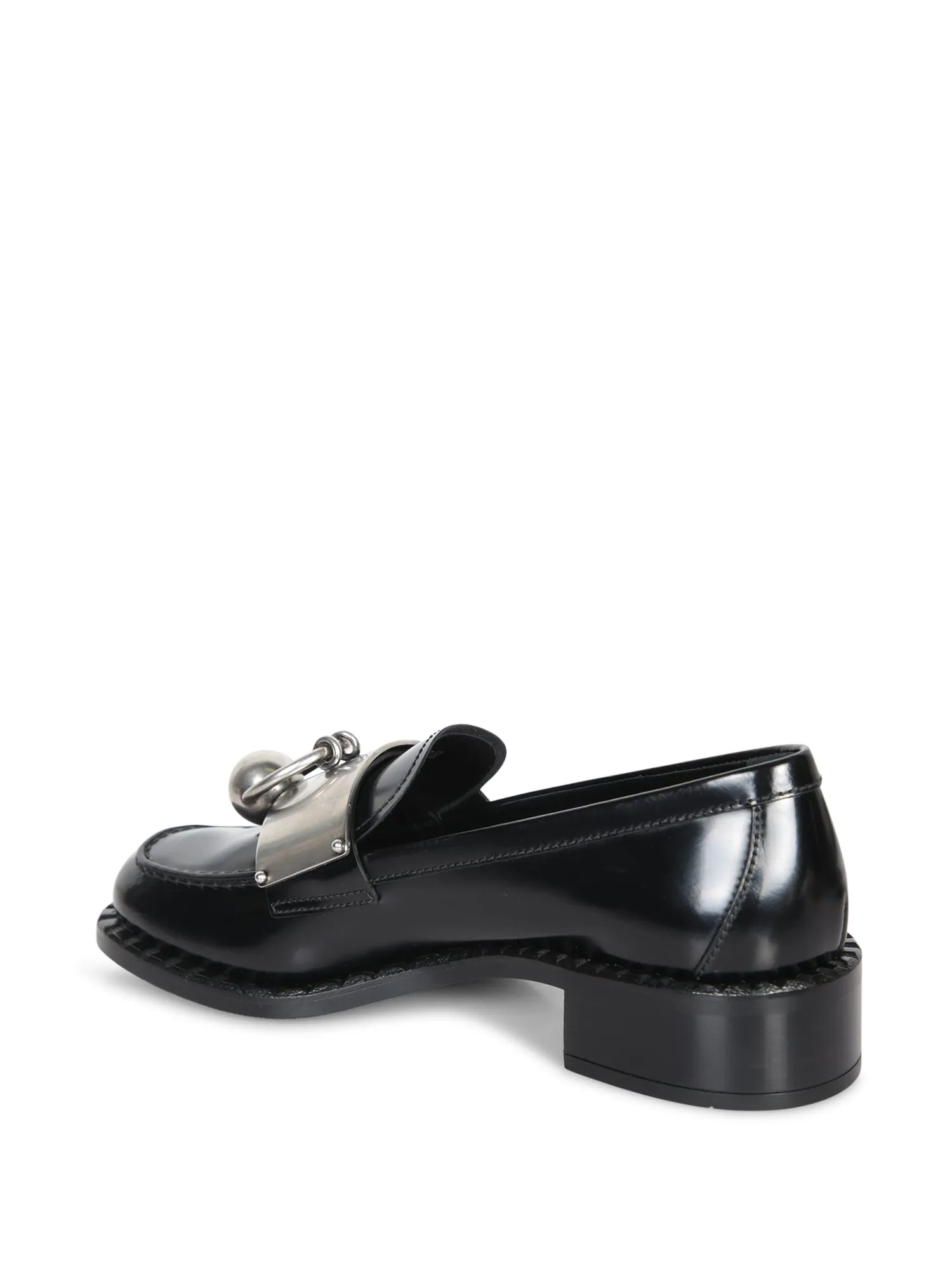 Brushed Black Loafers