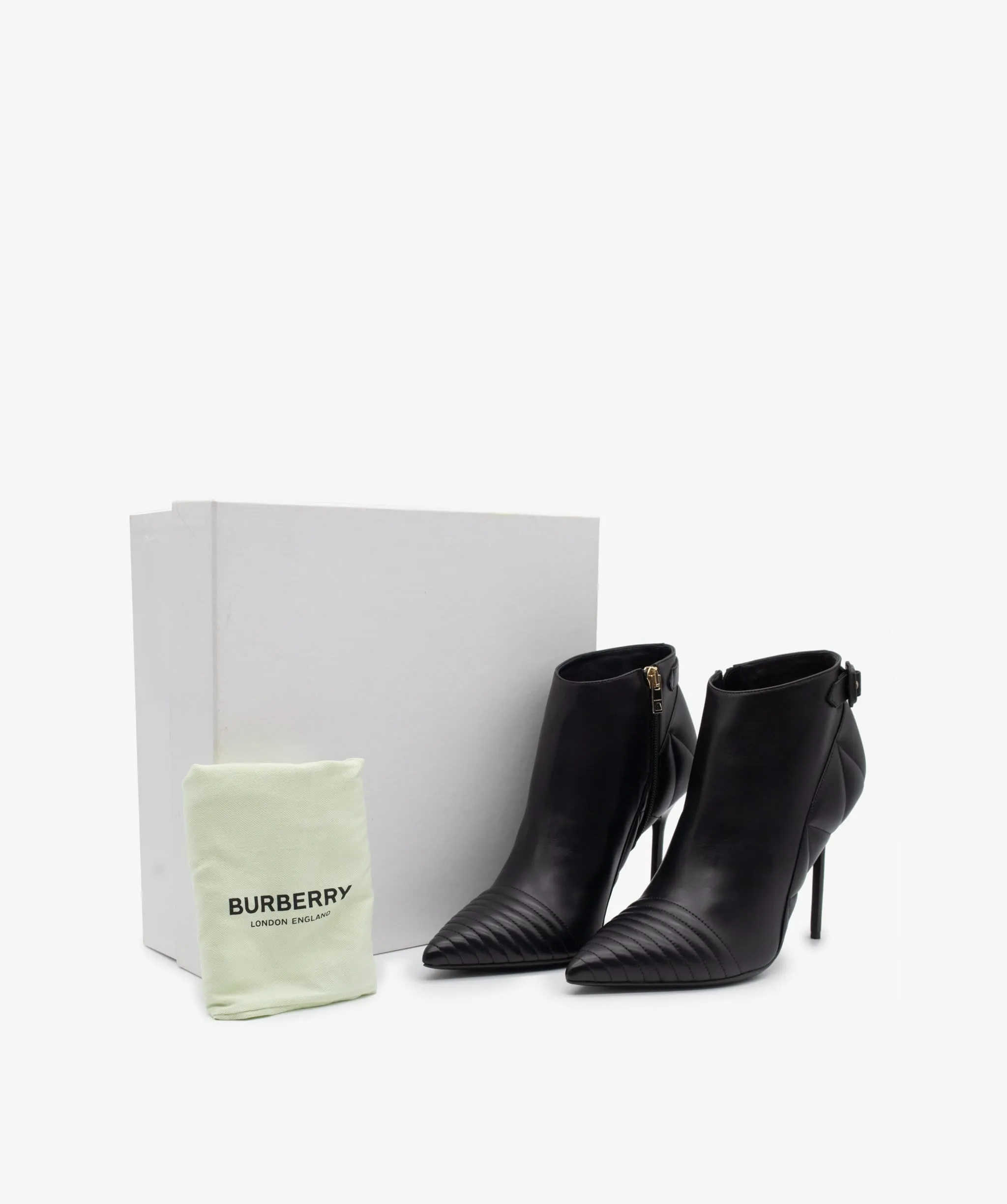 Burberry Black Ankle Boots