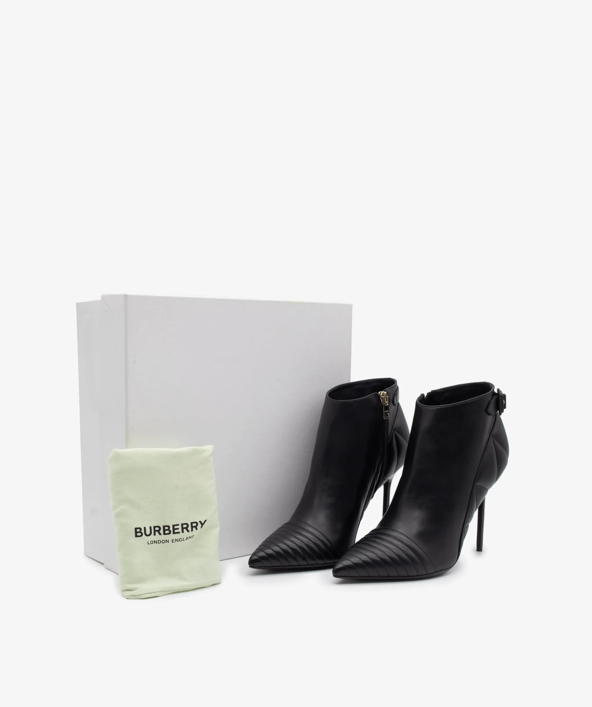 Burberry Black Ankle Boots