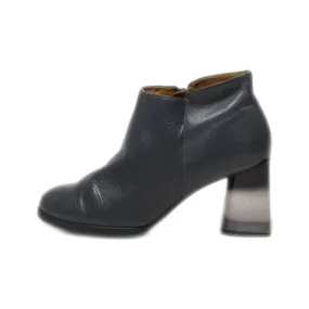 Camper Ankle Boots Leather Grey Colour For Women