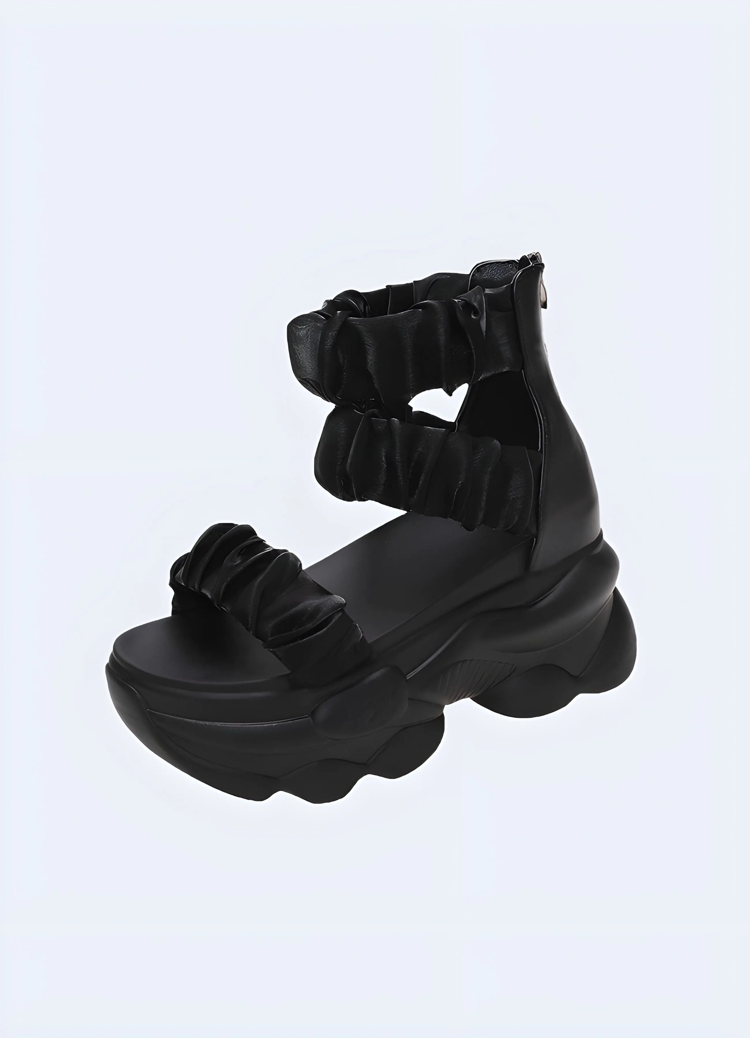 Chunky Black Sandal