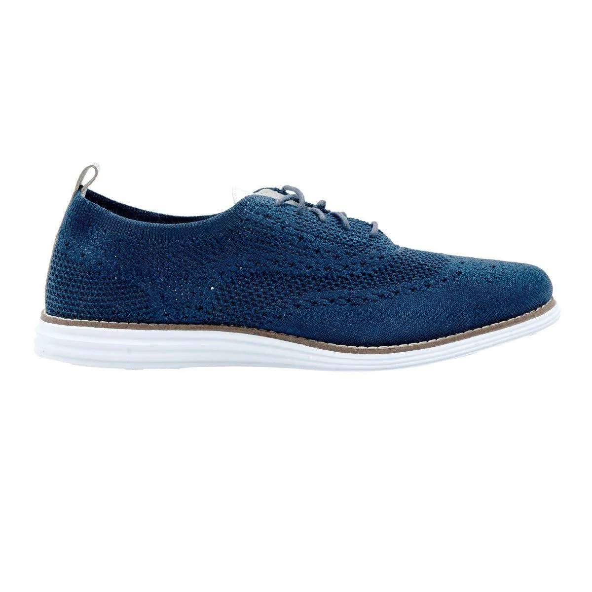 Cole Haan Cole Haan Originalgrand Wingtip Oxford Low-Top Sneakers Fabric Blue Colour For Men
