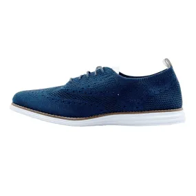 Cole Haan Cole Haan Originalgrand Wingtip Oxford Low-Top Sneakers Fabric Blue Colour For Men