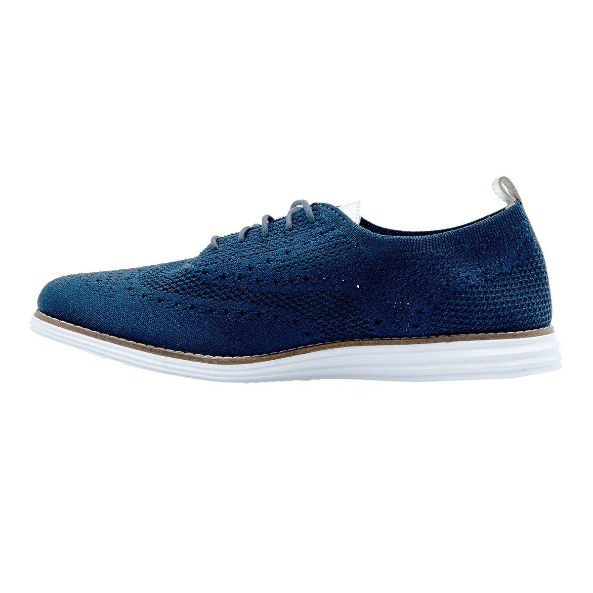 Cole Haan Cole Haan Originalgrand Wingtip Oxford Low-Top Sneakers Fabric Blue Colour For Men