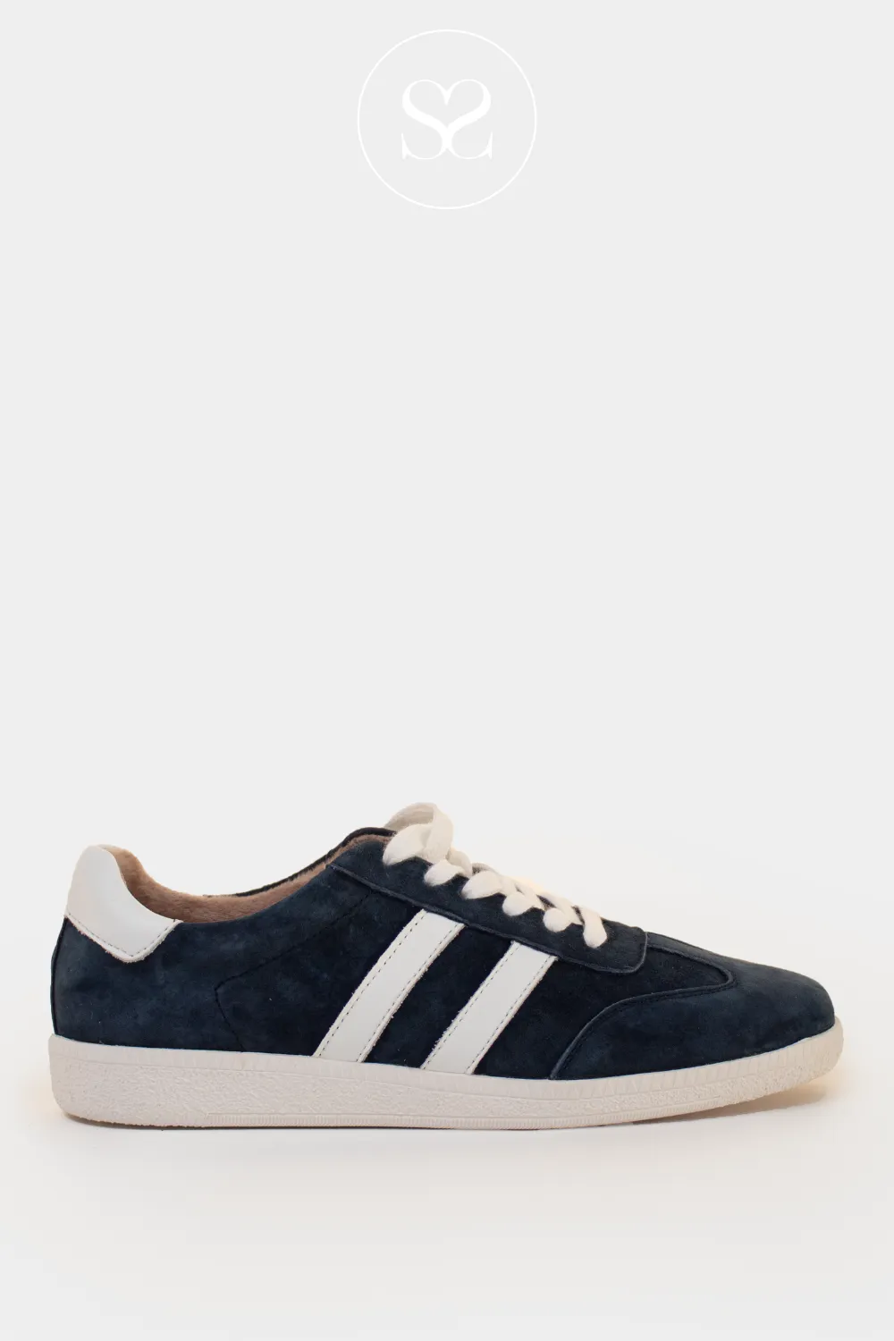 DRILLEYS FIFTY THREE NAVY/WHITE LOW PROFILE TRAINERS