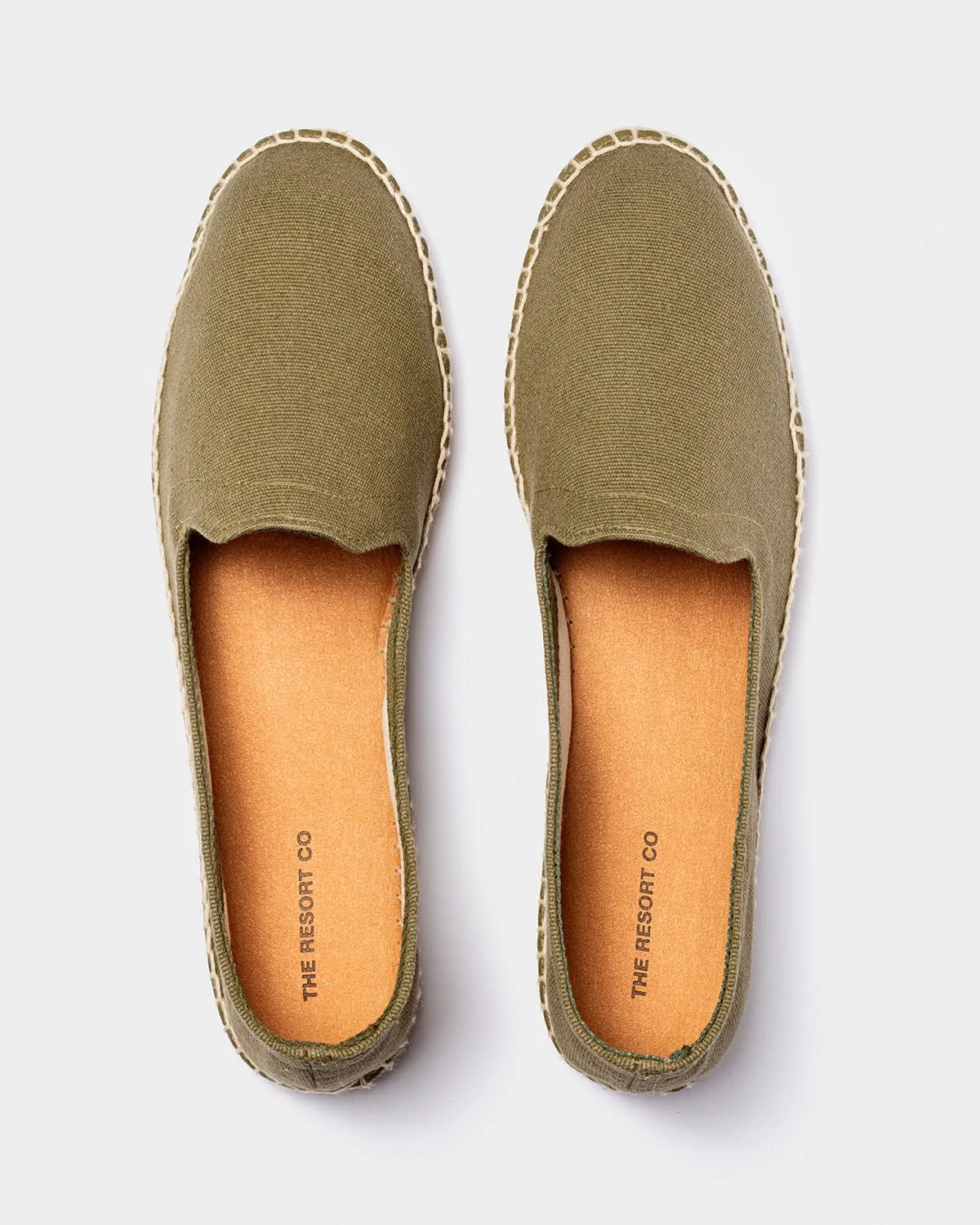 Espadrilles Green Canvas