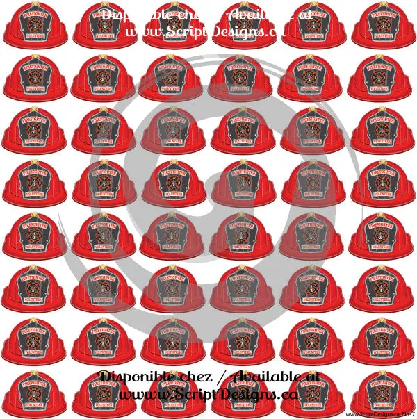 Fire - Patterned Adhesive Vinyl  (10 Different designs available)