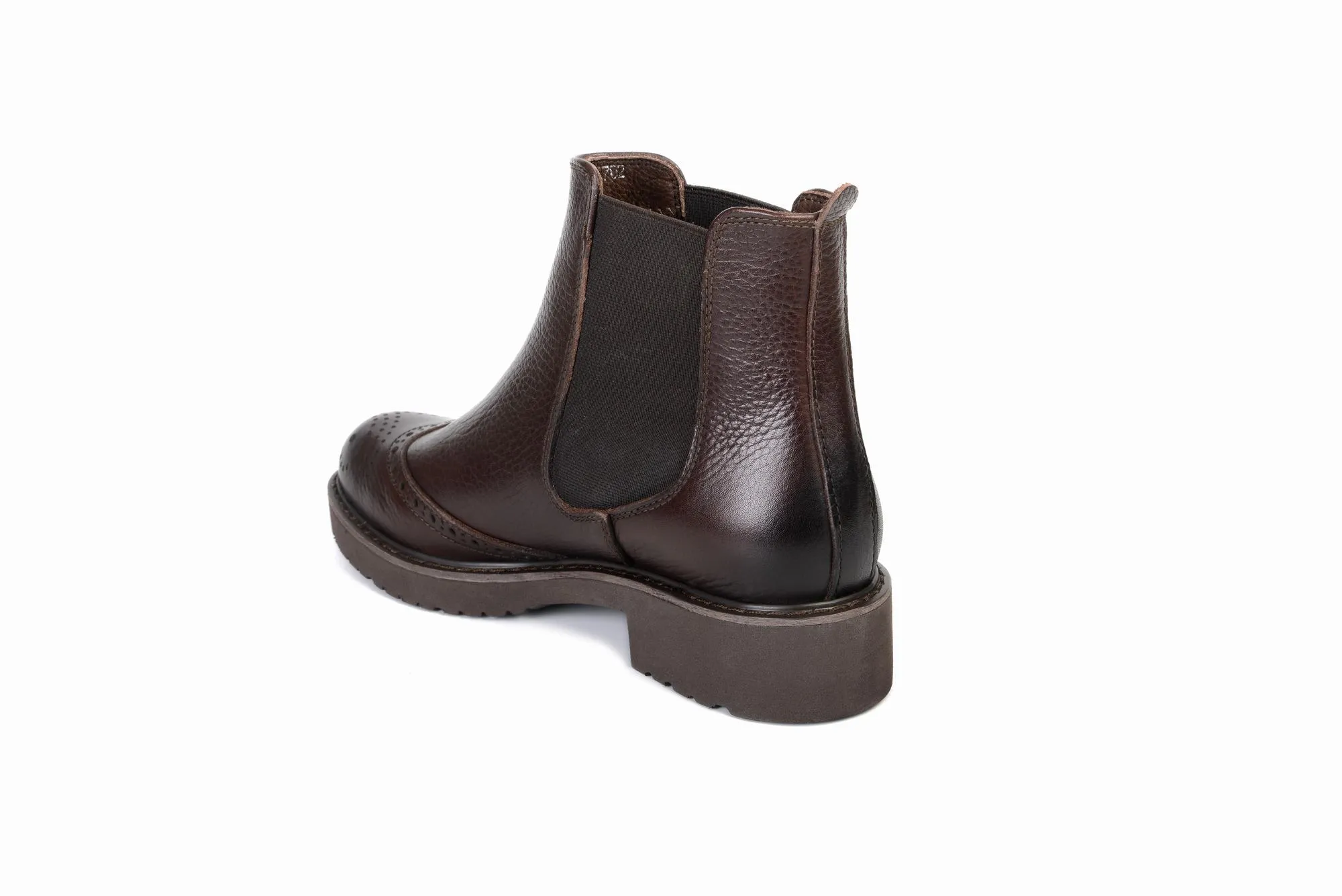 FOOT FEDERATION CHELSEA WINGTIP WOMEN'S BOOT BROWN
