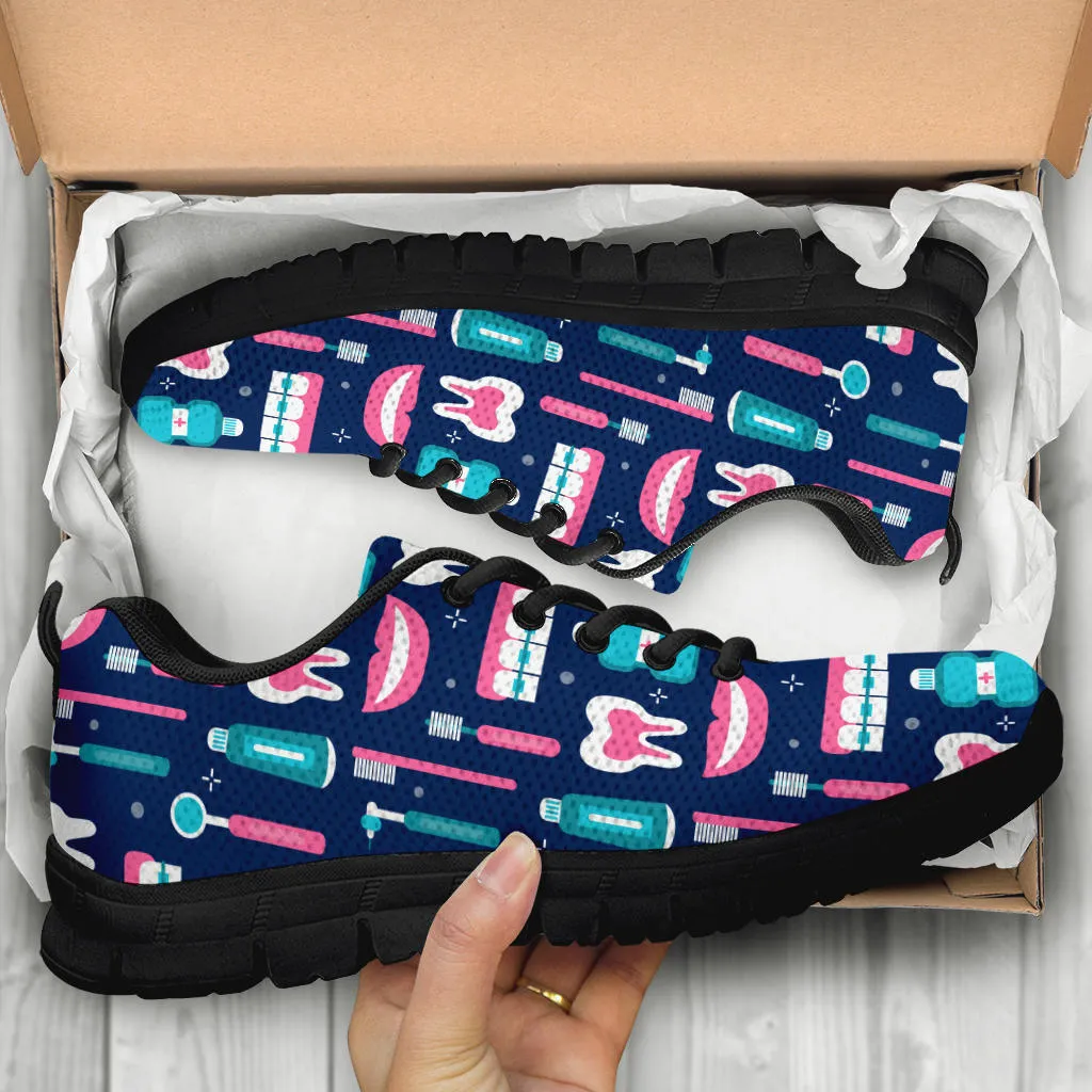 Healthy Teeth Women's White Sole Sneakers
