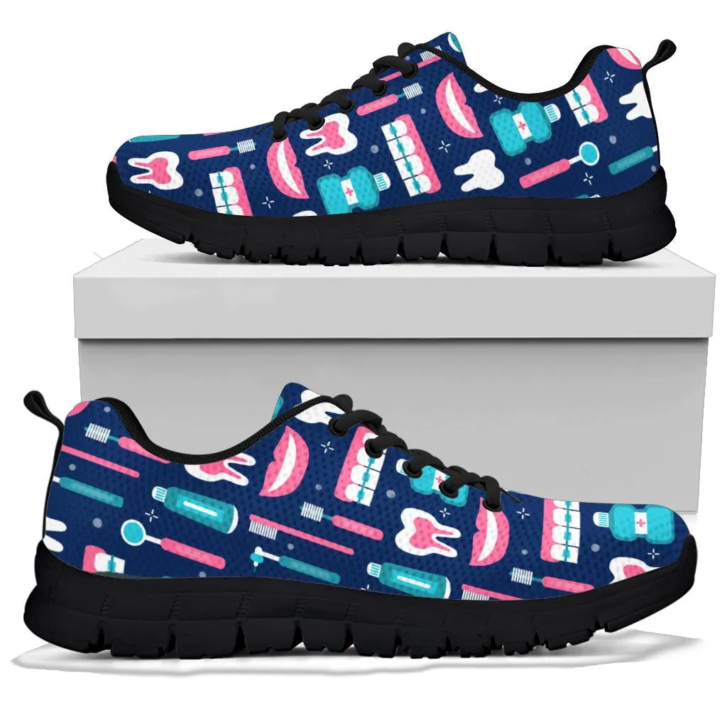 Healthy Teeth Women's White Sole Sneakers