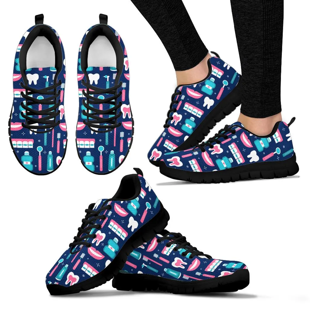 Healthy Teeth Women's White Sole Sneakers