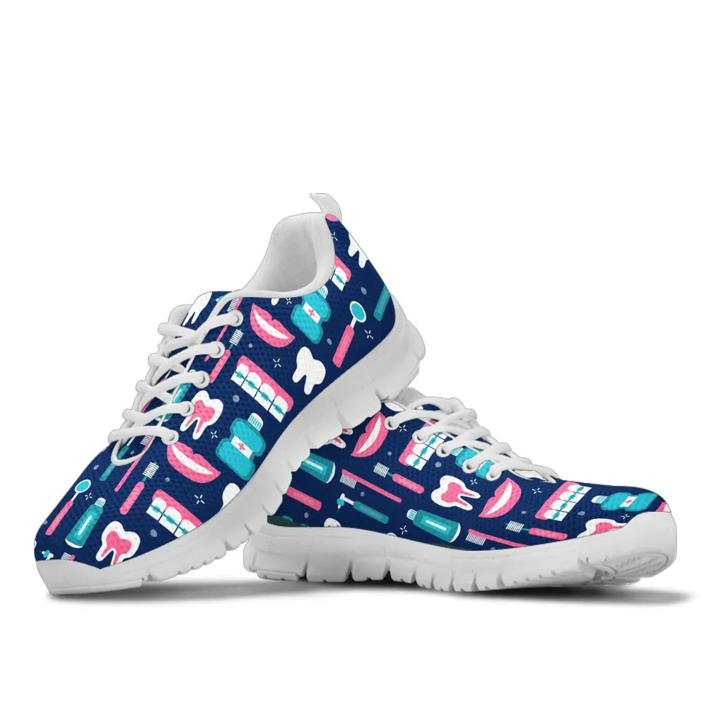 Healthy Teeth Women's White Sole Sneakers