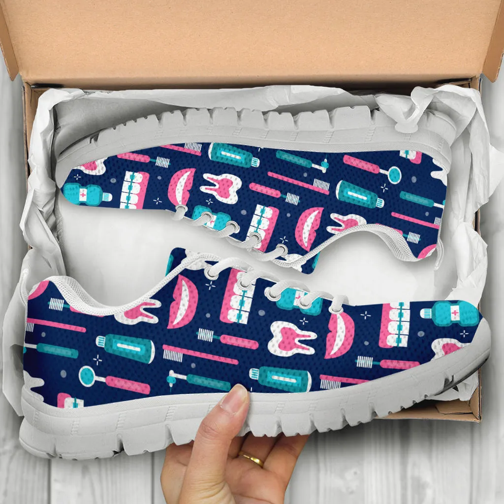 Healthy Teeth Women's White Sole Sneakers