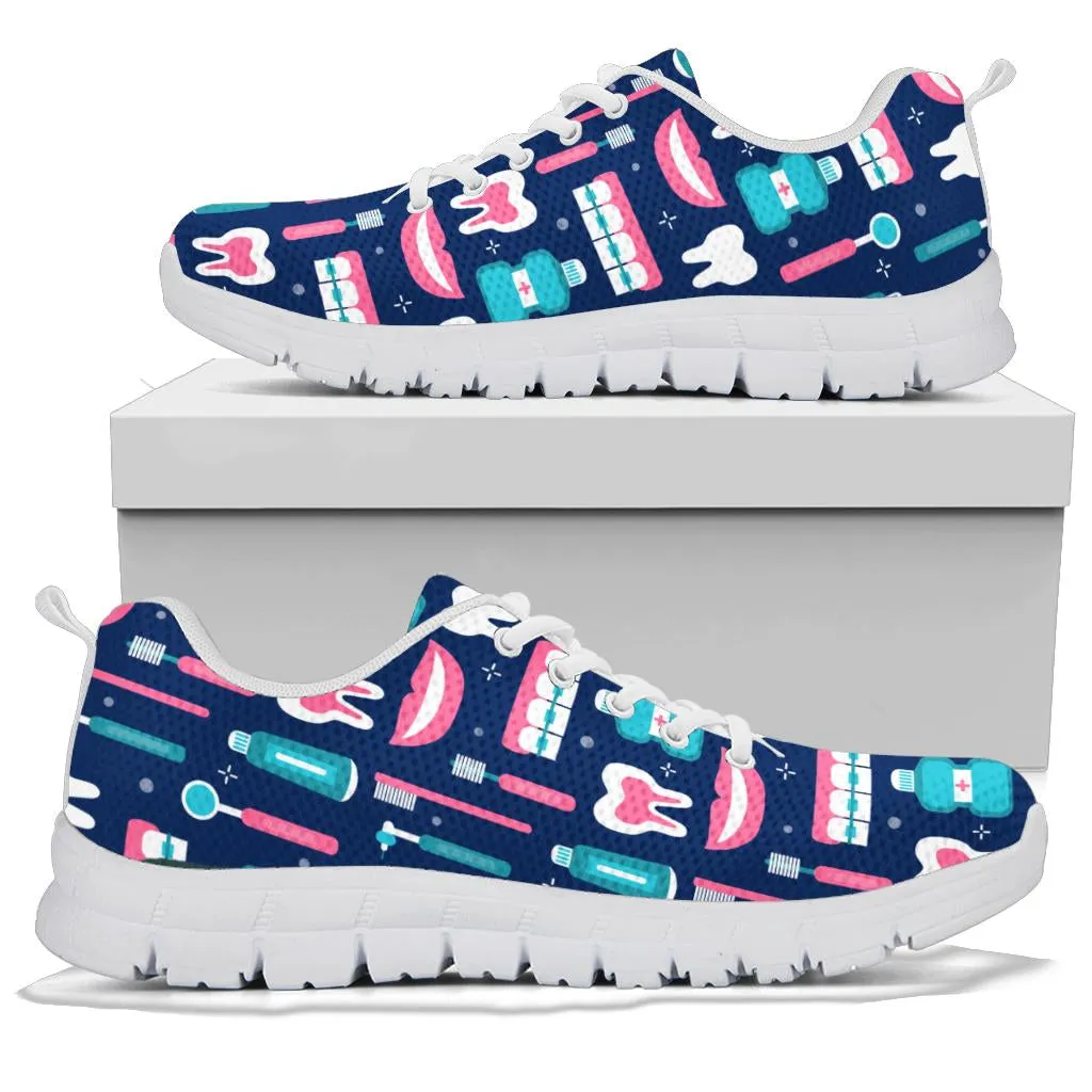 Healthy Teeth Women's White Sole Sneakers