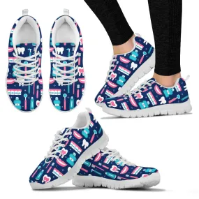 Healthy Teeth Women's White Sole Sneakers