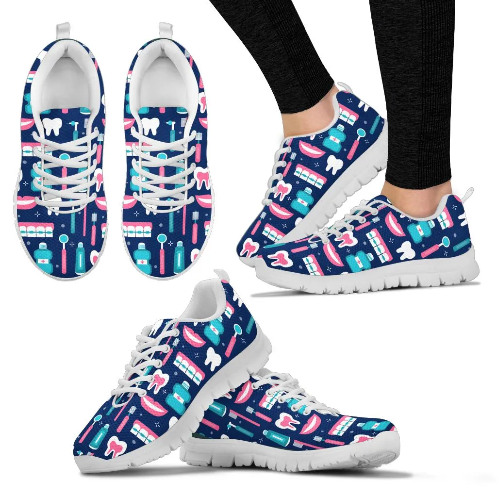 Healthy Teeth Women's White Sole Sneakers
