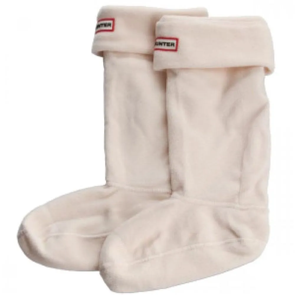 Hunter Fleece Welly Socks in Cream