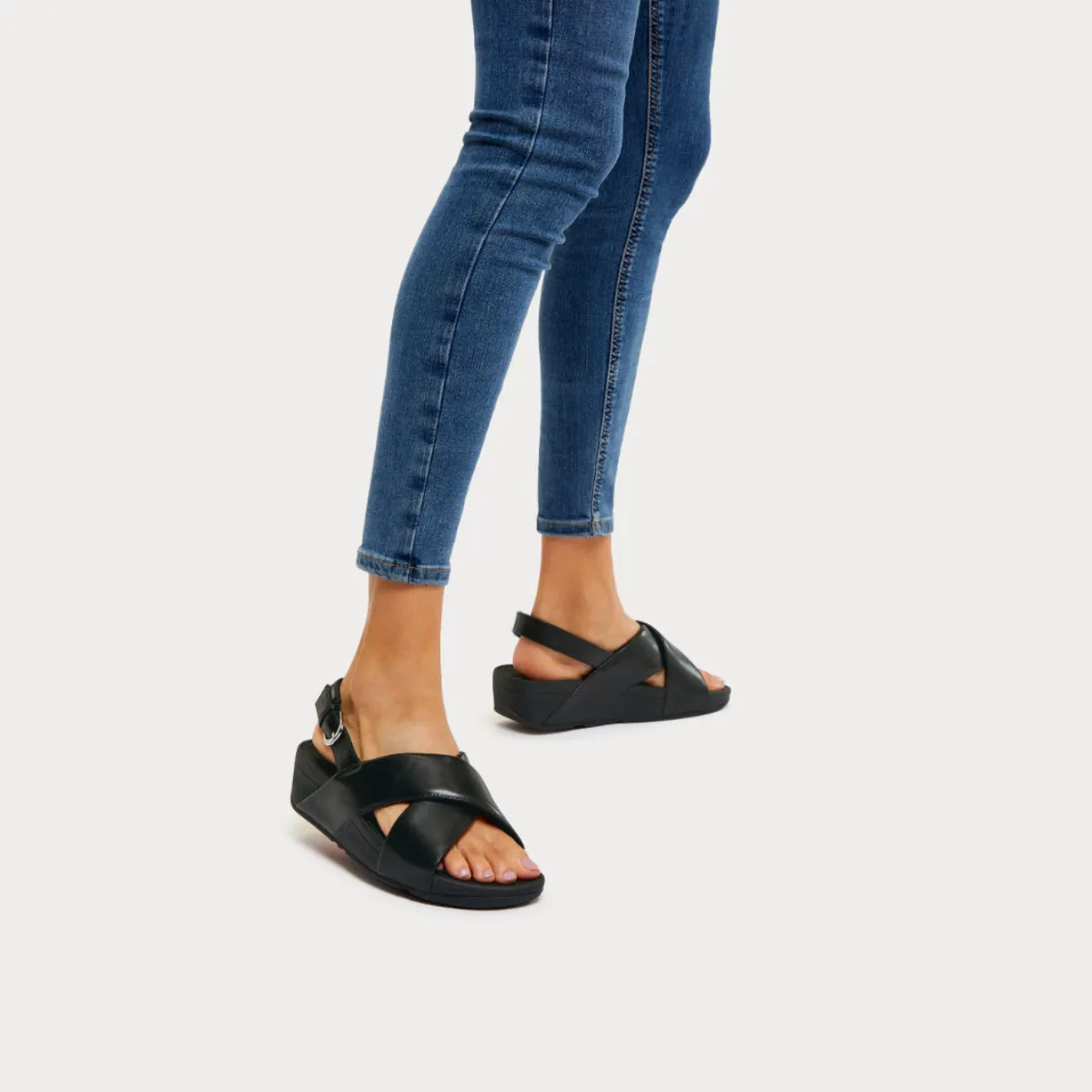 LULU Cross Back-Strap Sandals