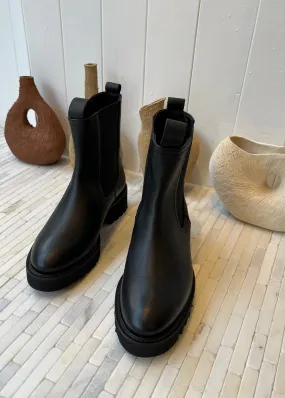 Marta Chelsea Boot in Black Leather