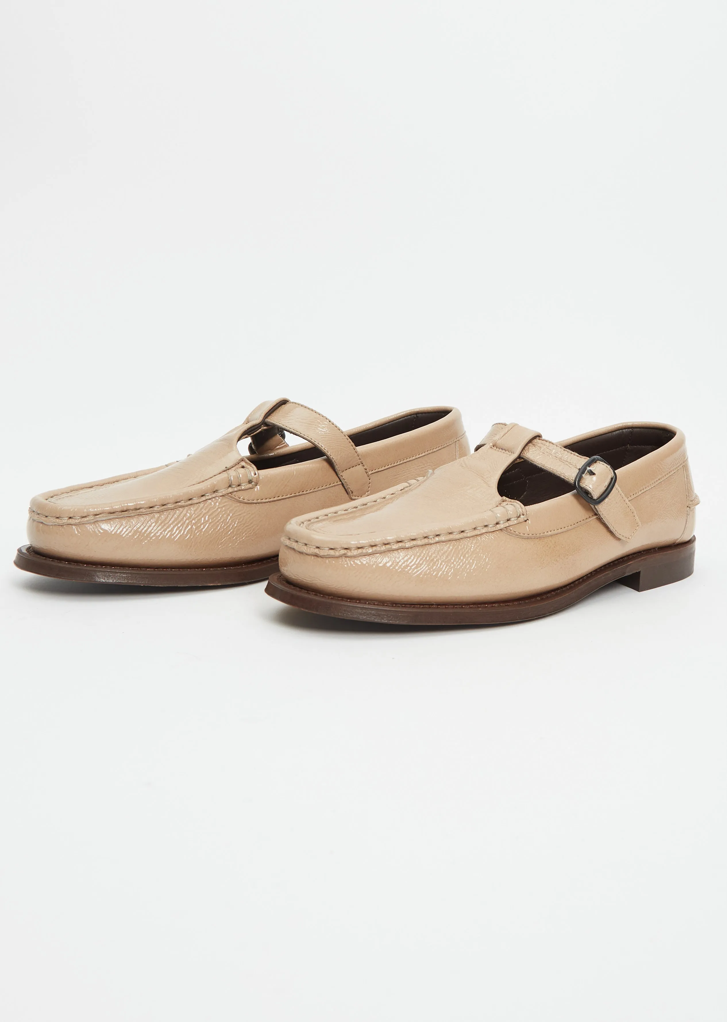 Men's Alber Crinkled Glossy Loafer