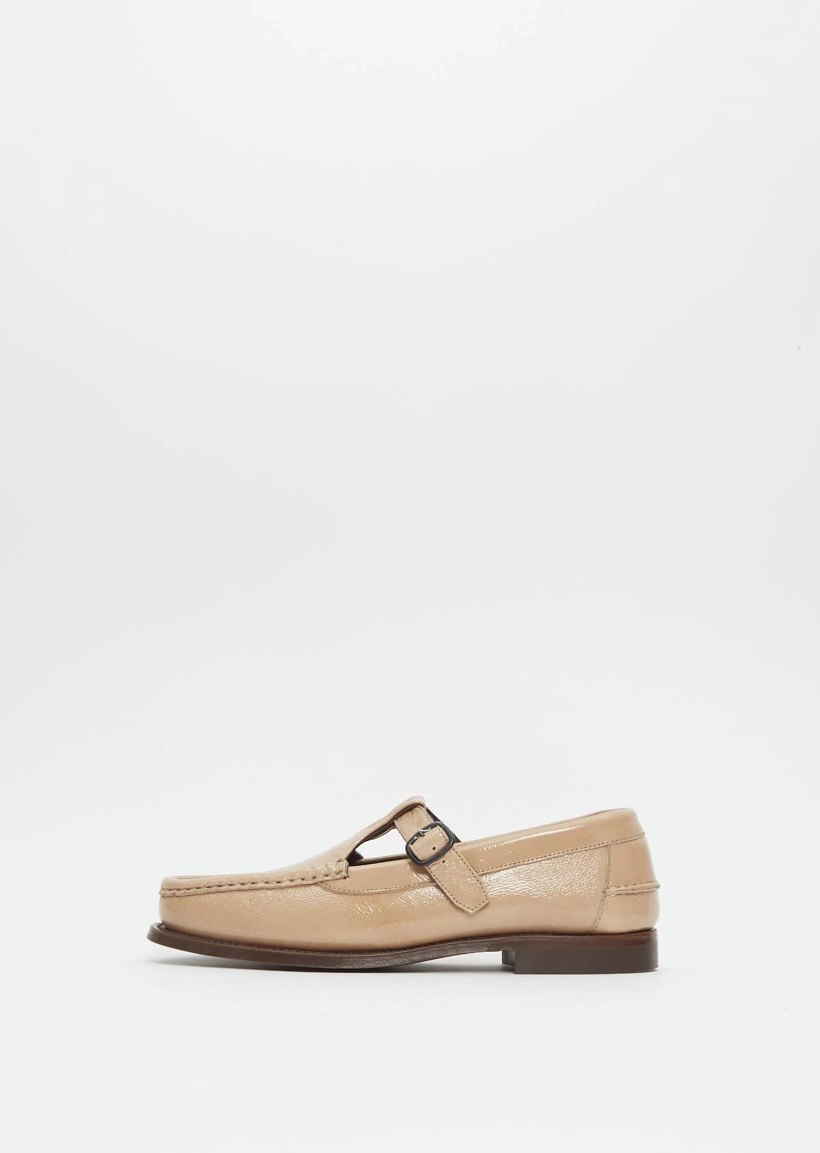 Men's Alber Crinkled Glossy Loafer