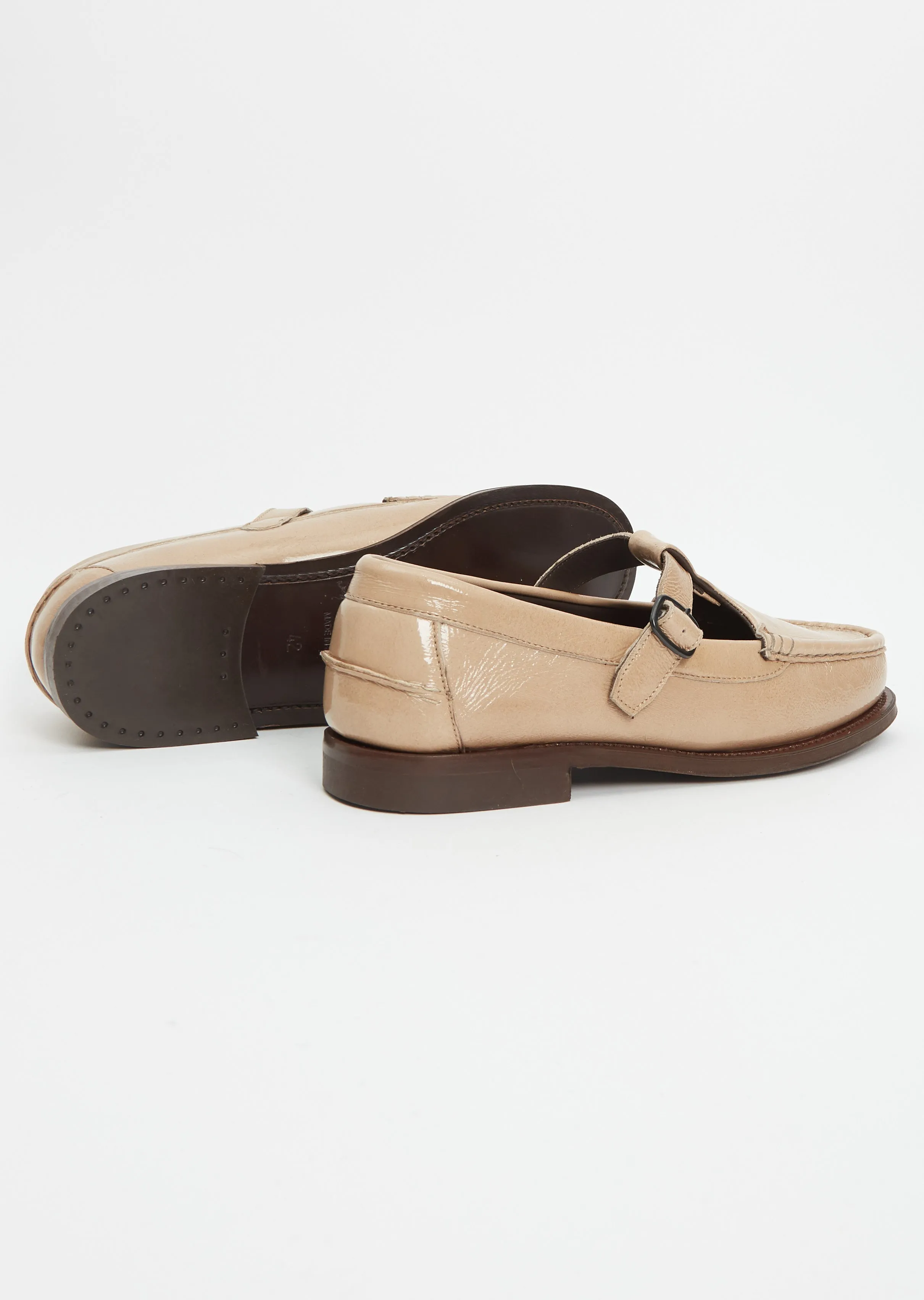 Men's Alber Crinkled Glossy Loafer