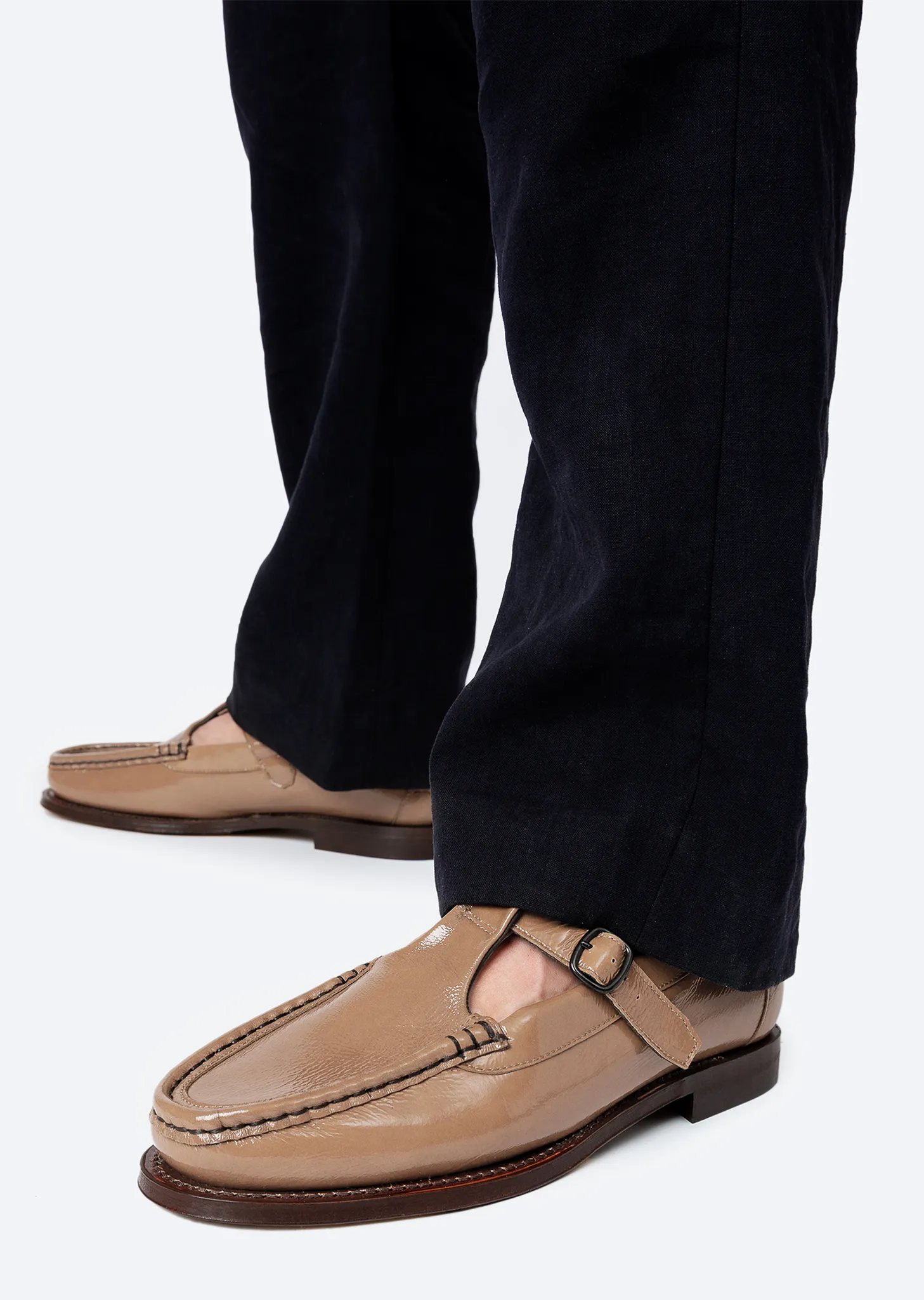 Men's Alber Crinkled Glossy Loafer