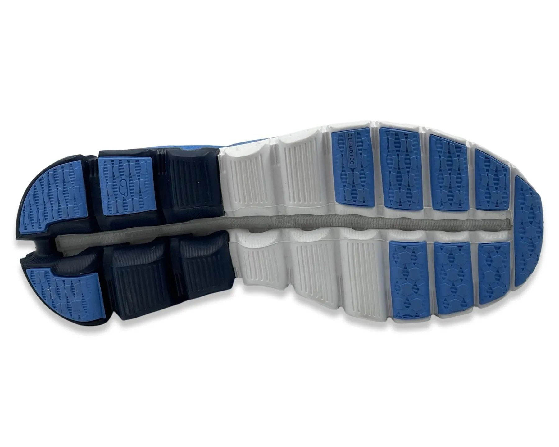 On Cloudflow Sneakers In Marina Blue & White For Women's
