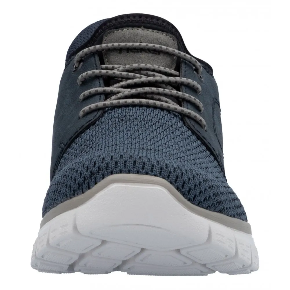 Rieker B6658-14 Blue Black Mens Ready2Go Slip On Shoes