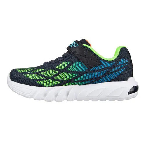 Skechers Boys Velcro Trainers -Flex Glo  400137L - Navy