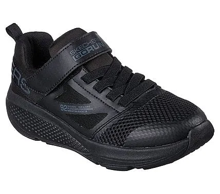 Skechers Go Run Elevate 403982L BBK Black Velcro Trainers