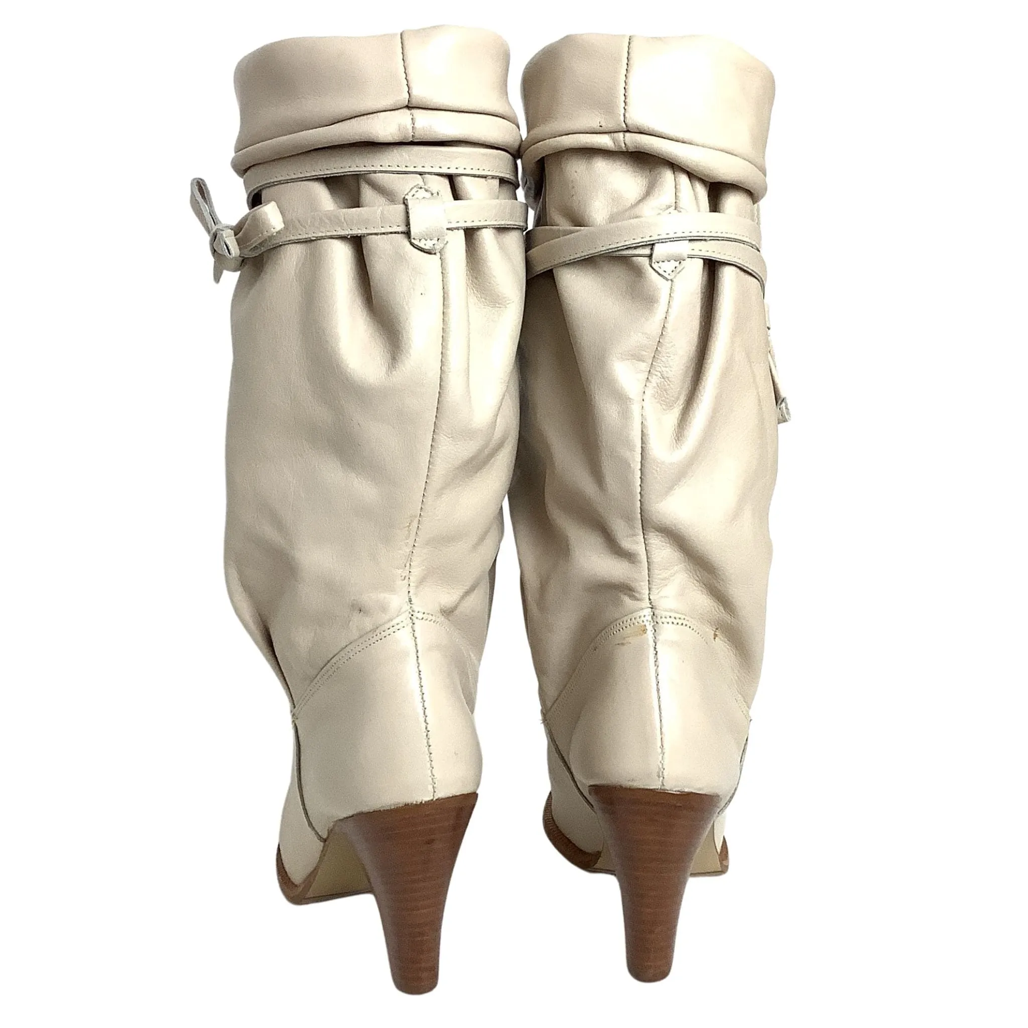 Slouchy Leather Boots