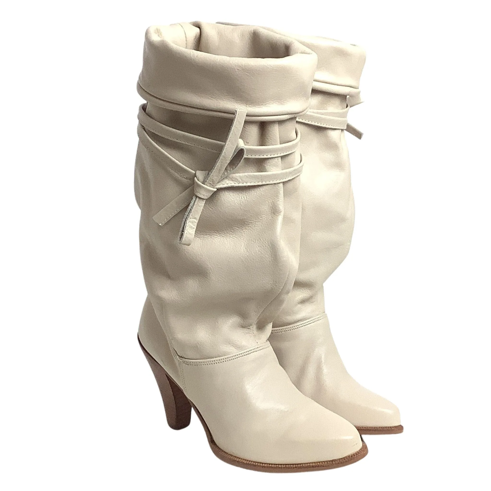 Slouchy Leather Boots