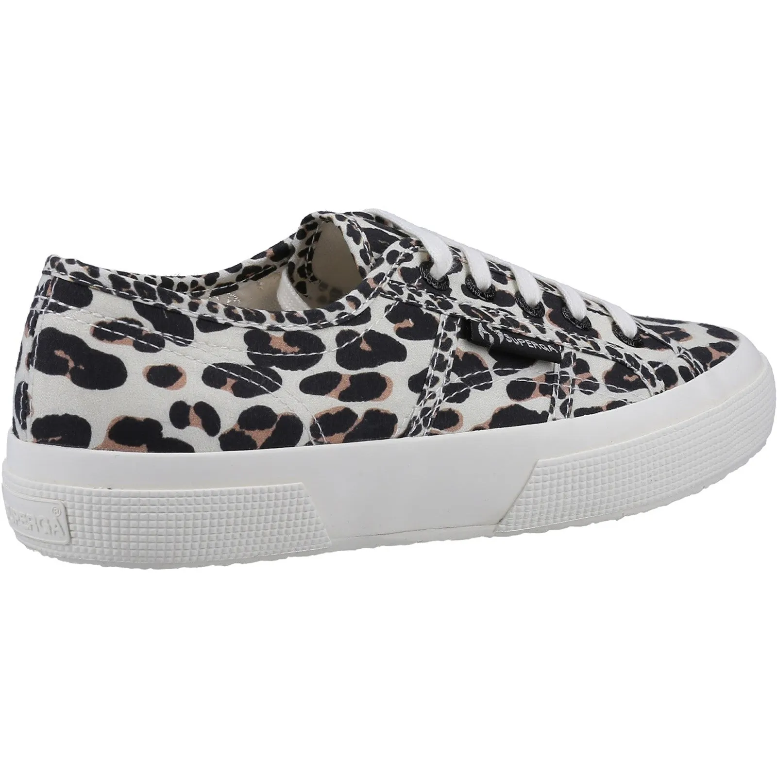 Superga Womens 2750 Light Leopard Trainers - Beige