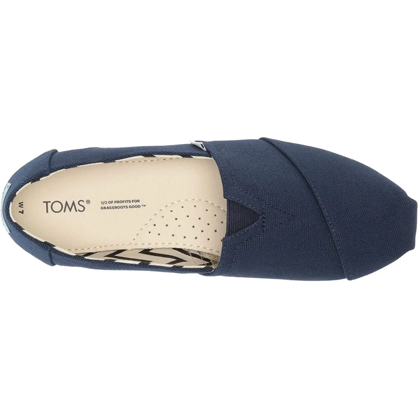 Toms Classic Recycled Cotton Womens Espadrilles Slipons