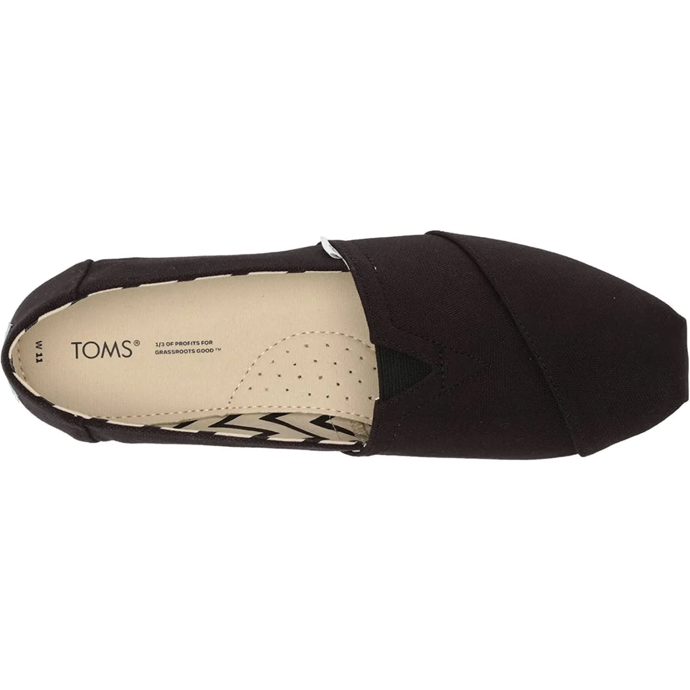 Toms Classic Recycled Cotton Womens Espadrilles Slipons