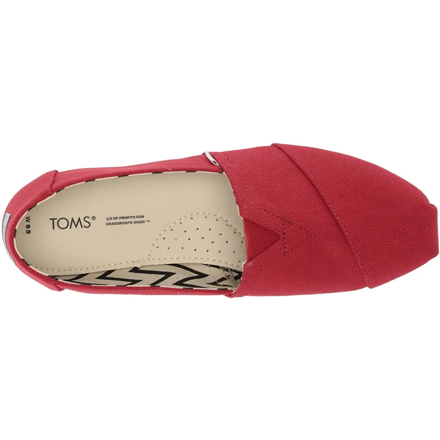 Toms Classic Recycled Cotton Womens Espadrilles Slipons