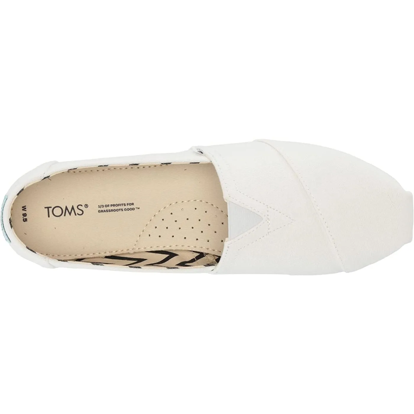 Toms Classic Recycled Cotton Womens Espadrilles Slipons