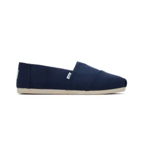 TOMS Espadrille Alpargata Men -Navy Recycled Cotton Canvas