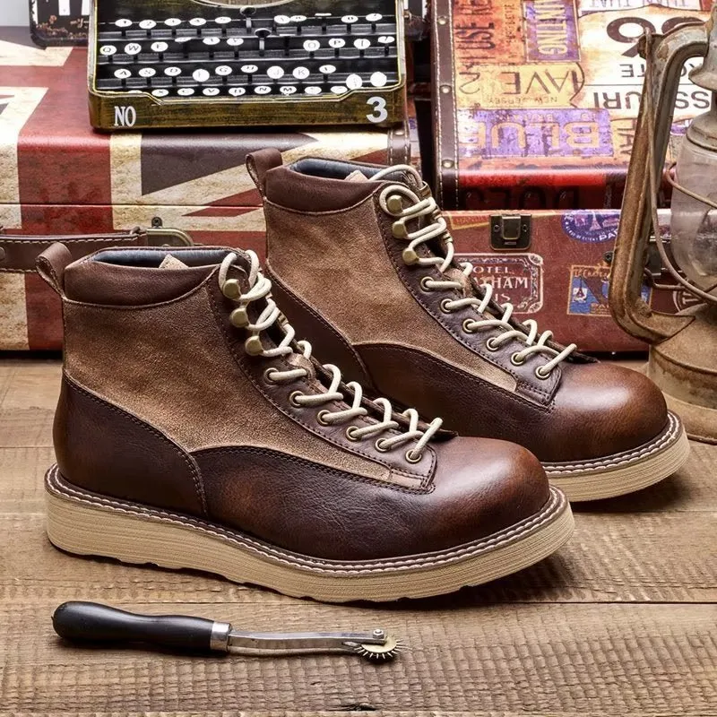Veltique Croc Lace Boots