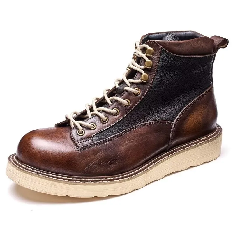 Veltique Croc Lace Boots