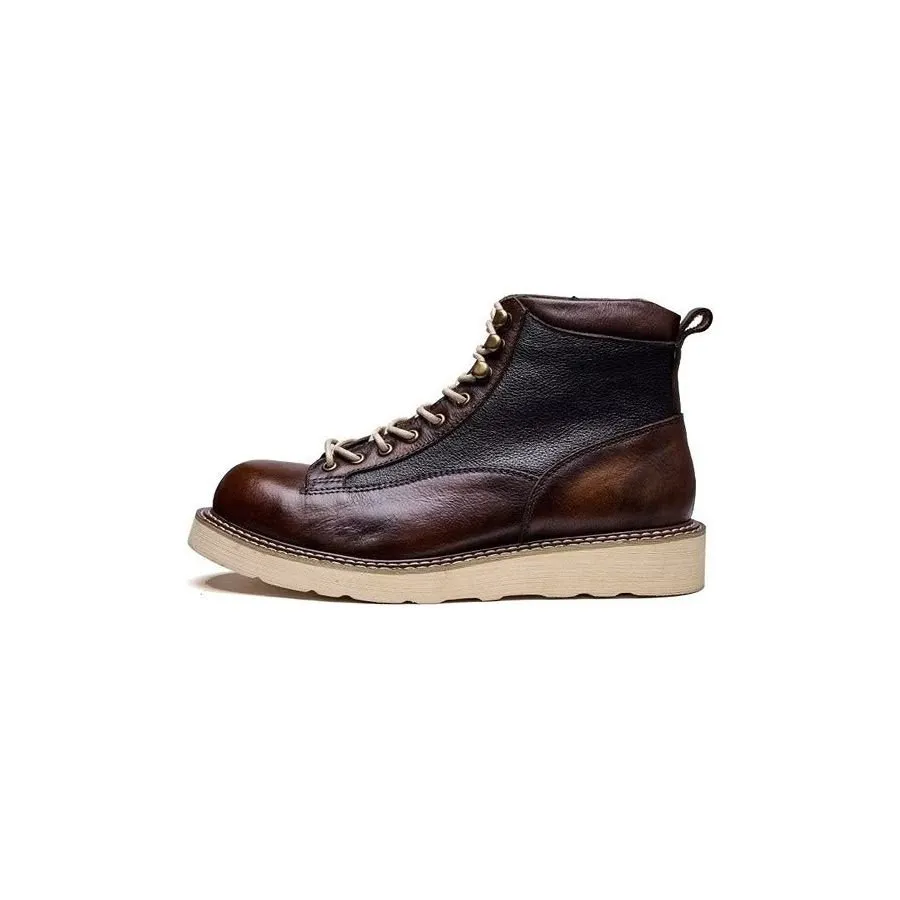 Veltique Croc Lace Boots